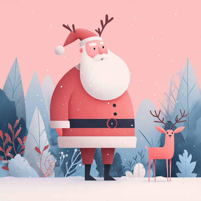 design christmas themed illustration