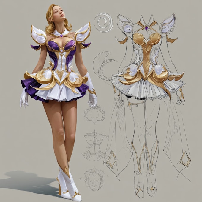 create original cosplay costumes with unique designs