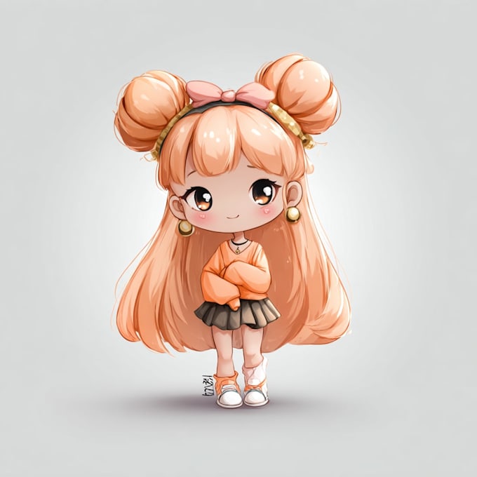 create cute anime chibi for you