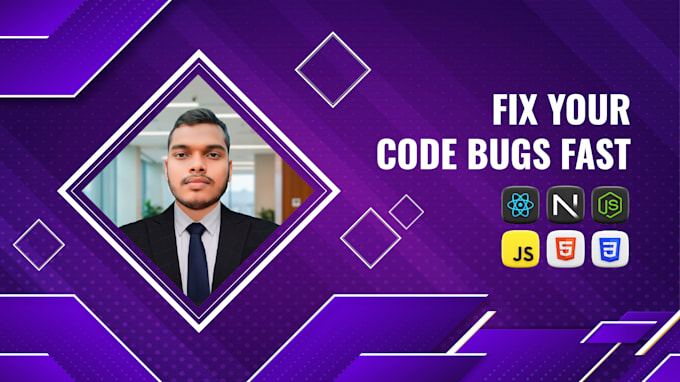 fix any react, nextjs, node, javascript, HTML or CSS bug