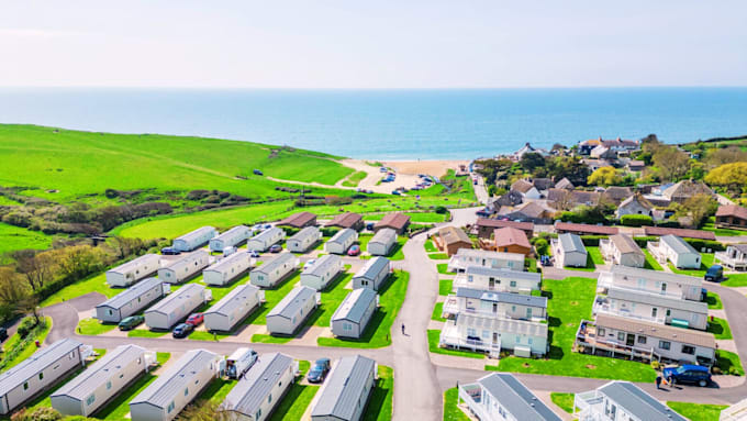 create 3d mobile home park, holiday resort layout, static caravan site design