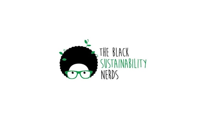 design black sustainability nerds logo