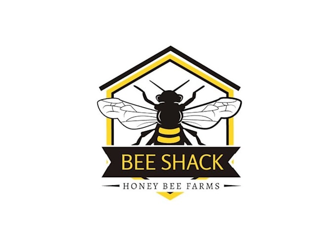 design best quality honey bee farm logo