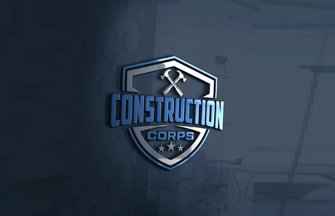 design grabbing construction company logo