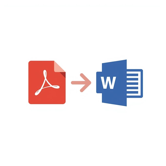 Convert your pdf file into an editable word document by Remonf87 | Fiverr