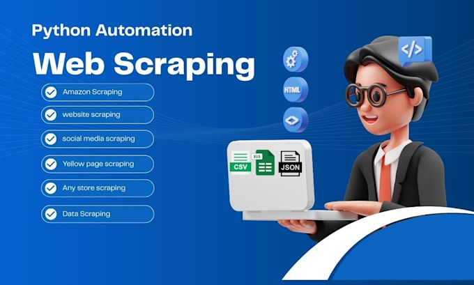 do web scraping, data scraping, and data extraction using python