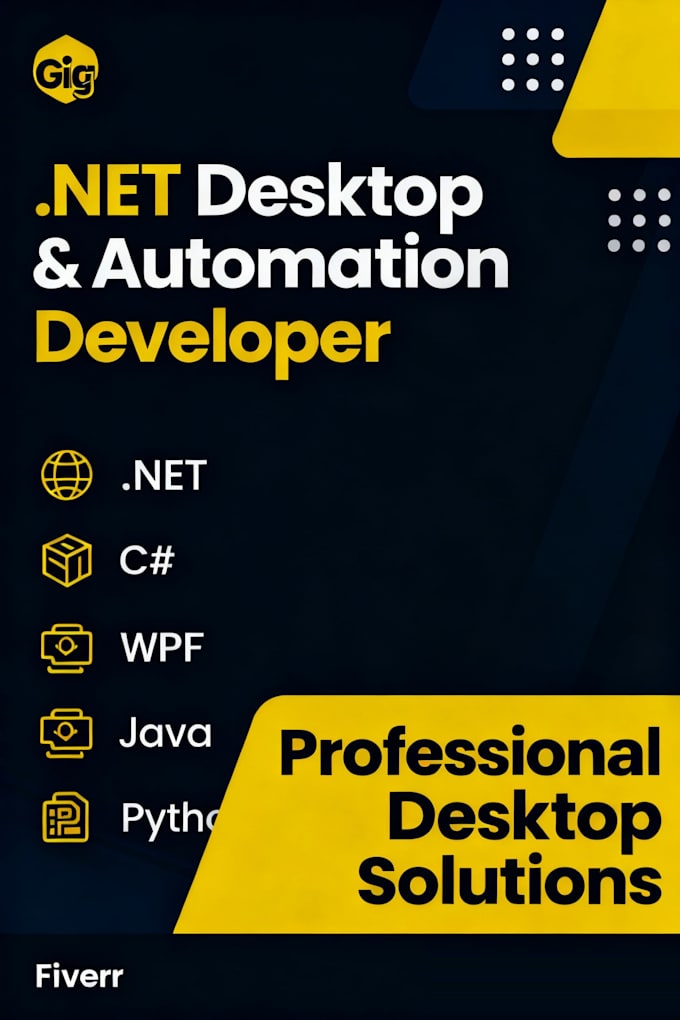 net wpf developer for desktop and industrial automation