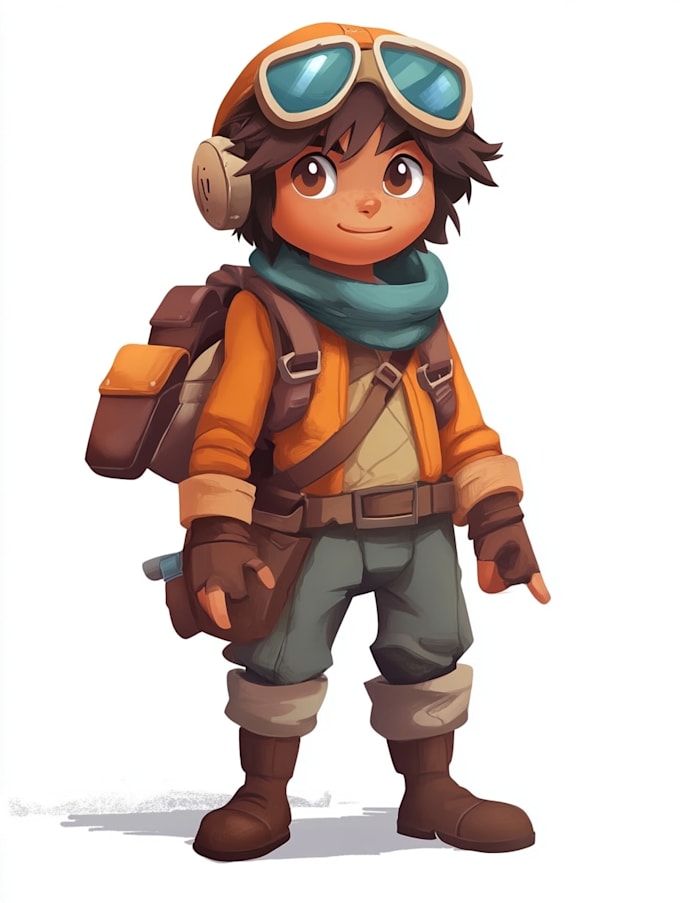 draw 2d game character or 2d game character