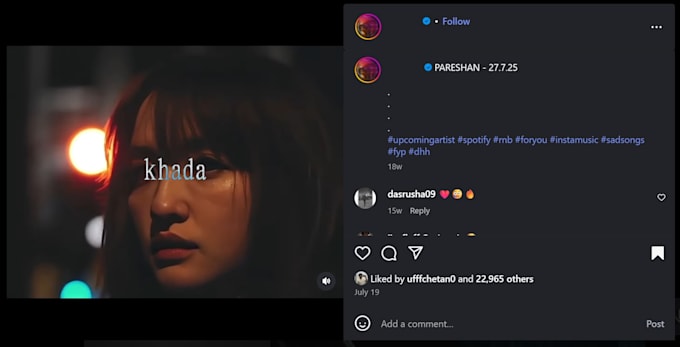 promote your sound with my visuals to get listener obsession