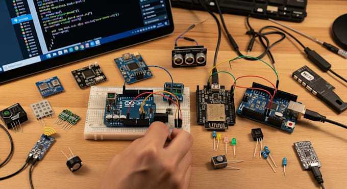 Hun Ble Bundle Coding Iot, robotics, arduino,esp32,stm32 codierung, sensorintegration, wifi ...
