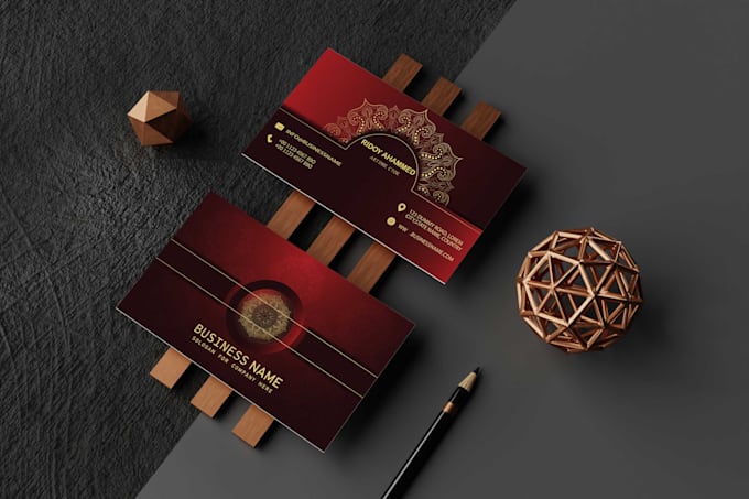 business card and stationery