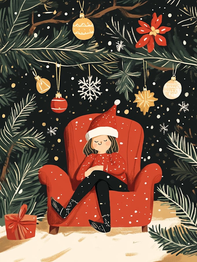 do an awesome christmas cartoon