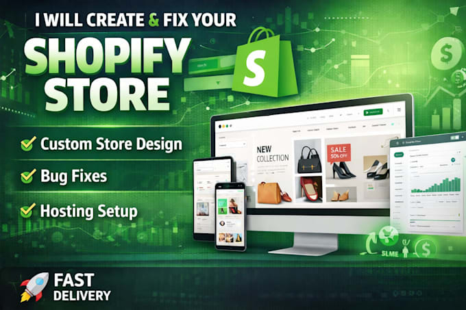 build a professional shopify store or fix shopify issues