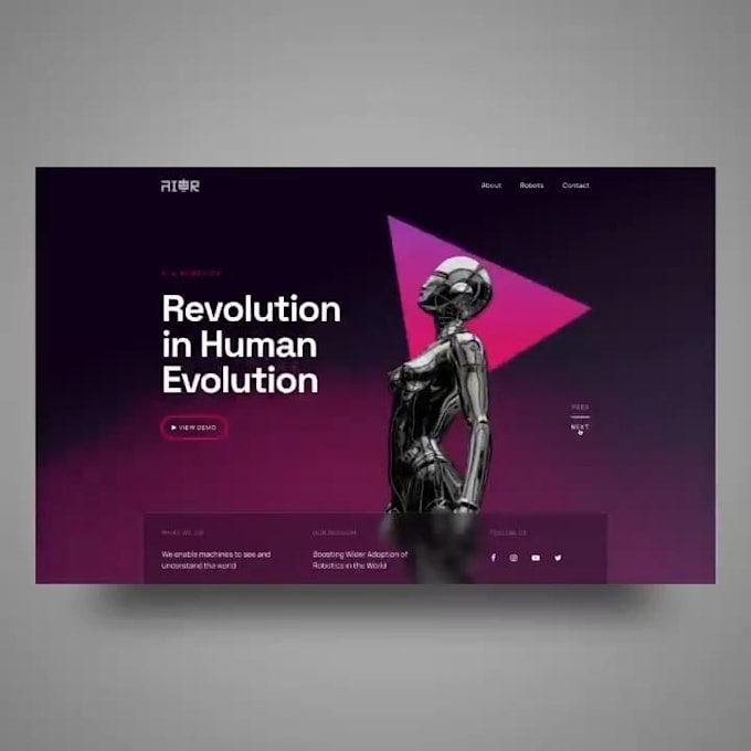 a professional and stunning wordpress website