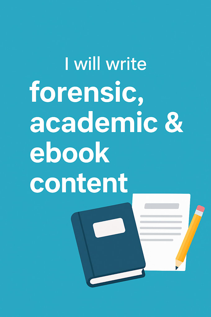 make handwritten or typed forensic notes for students