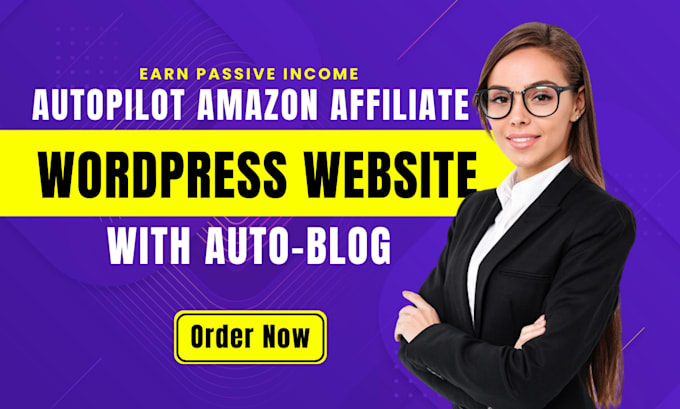 setup amazon affiliate website for passive income
