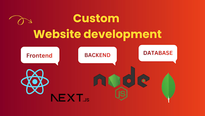 Do full stack website development as mern stack, frontend backend ...
