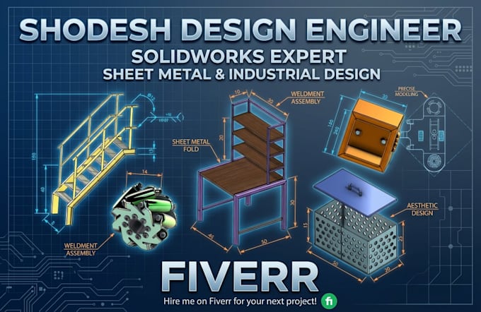 design high quality and complex mechanical designs for you