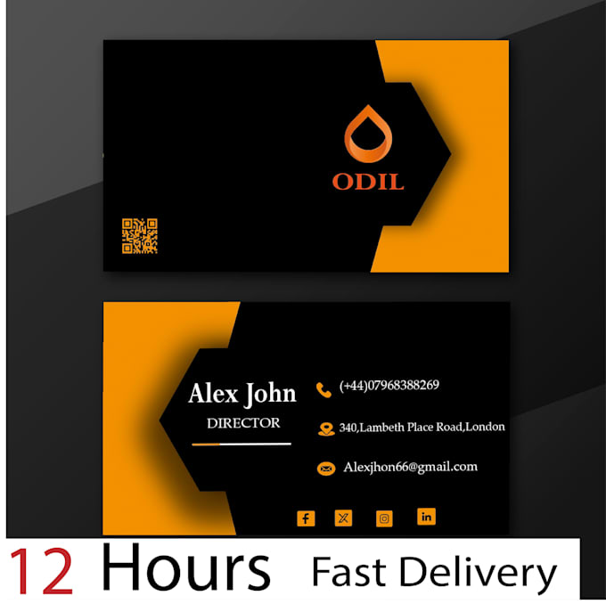 do professional unique bussiness card design