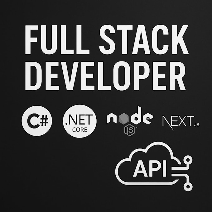develop or fix your full stack app, API, net core , nodejs and nextjs