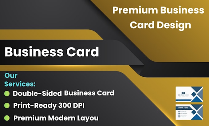 design a professional and print ready business card