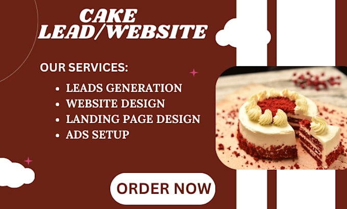 design a cake website for your business