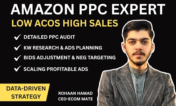 manage and optimize your amazon PPC to lower acos and increase sales