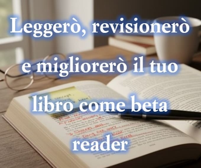 beta read your manuscript and give detailed feedback