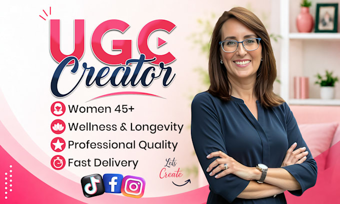 create female gen x ugc creator videos