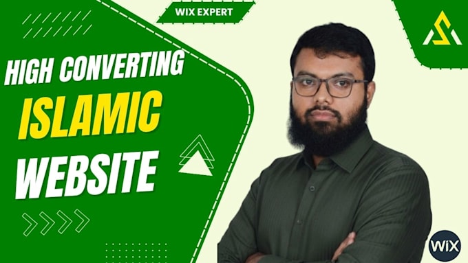 create a modern islamic website or quran website on wix