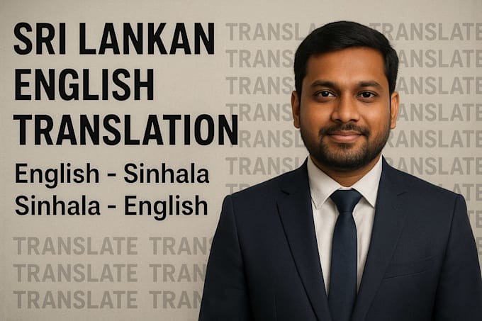professional translation services both english and sinhala