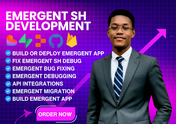 build emergent sh apps, fix bugs, debug errors, and integrate ai features