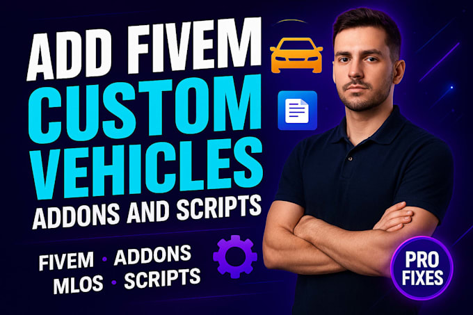Criar veículos personalizados para fivem, addons e script para fivem