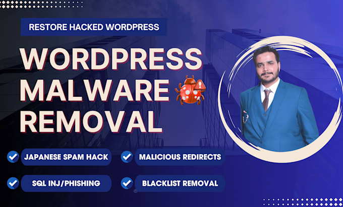 do wordpress malware removal or recover hacked wordpress asap