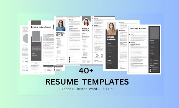 Design ats friendly resume templates for linkedin tech sales and etsy ...