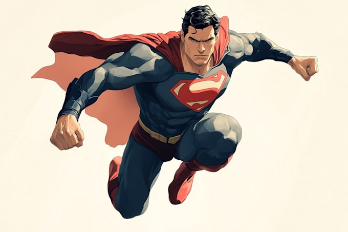 superhero character for comics