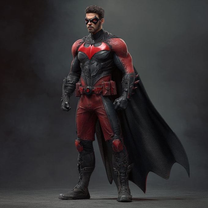superhero character for comics