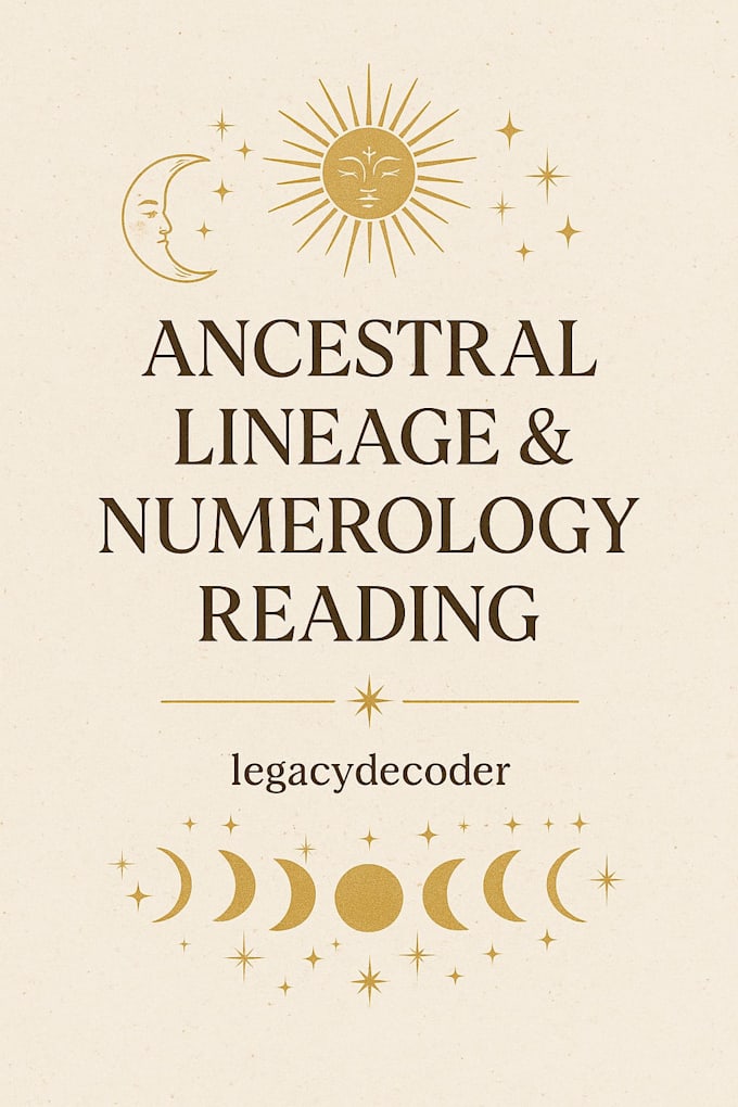 decode your ancestral lineage and spiritual blueprint