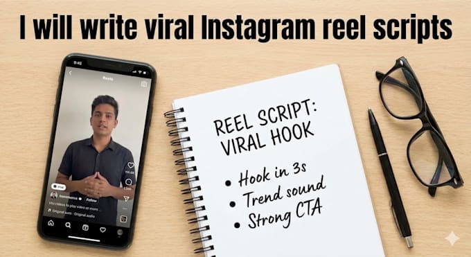 write viral instagram reel scripts and youtube scripts