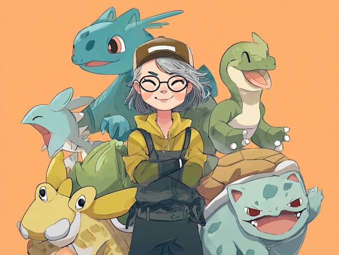 draw anyone as a pokemon trainer