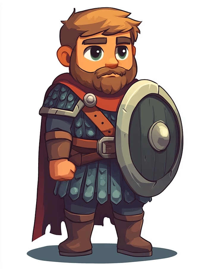 do 2d game character for you