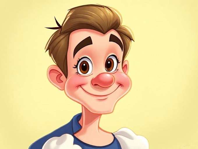 draw cute cartoon portrait