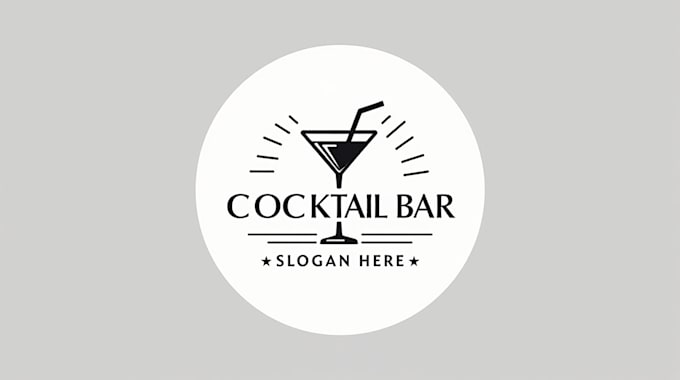 design awesome cocktail bar logo