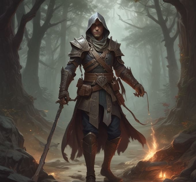 dnd character art and dnd character art