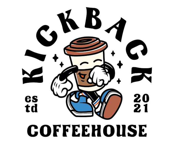make an awesome coffee logo with express delivery