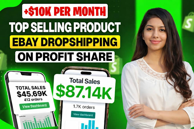 do ebay dropshipping on profit share
