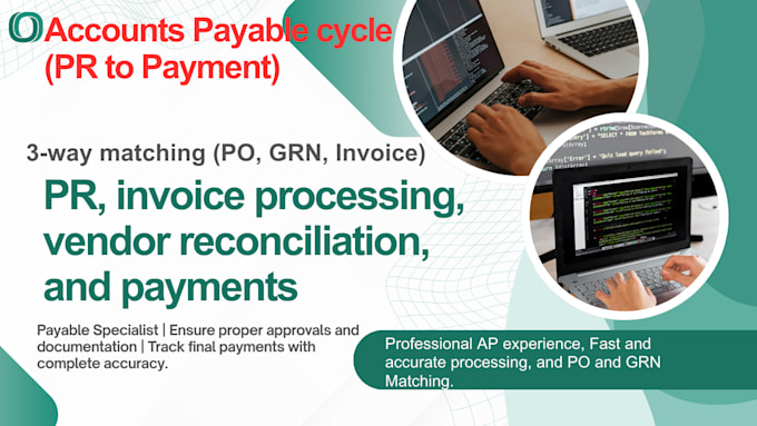manage your complete accounts payable cycle from PR to payment