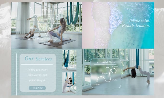create instagram carousel and template for wellness brand and coaches