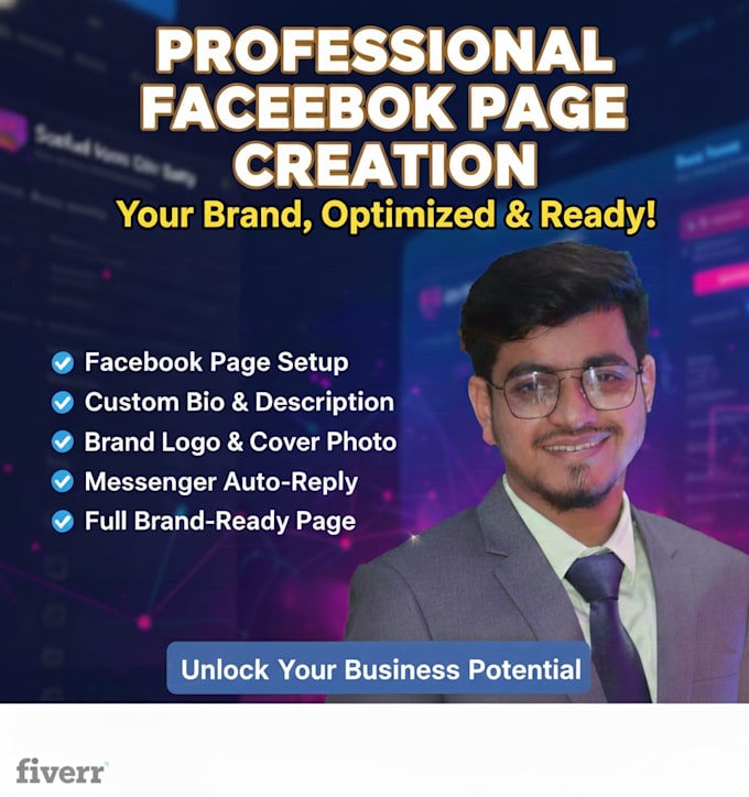 create and optimize a professional facebook buisness page