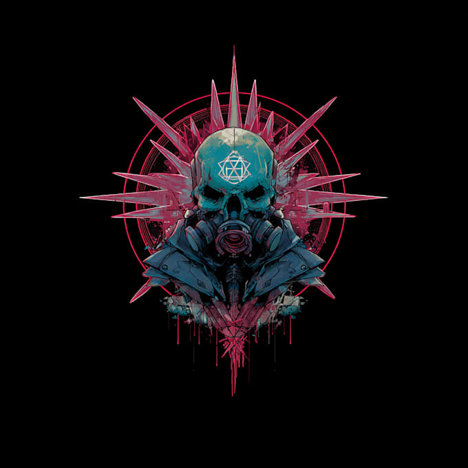 make cyberpunk logo opener